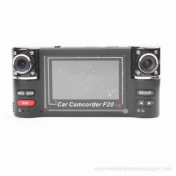 Car Black Box/DVR with Dual Camera Full HD 1,080P H.264, 2.7-inch Screen